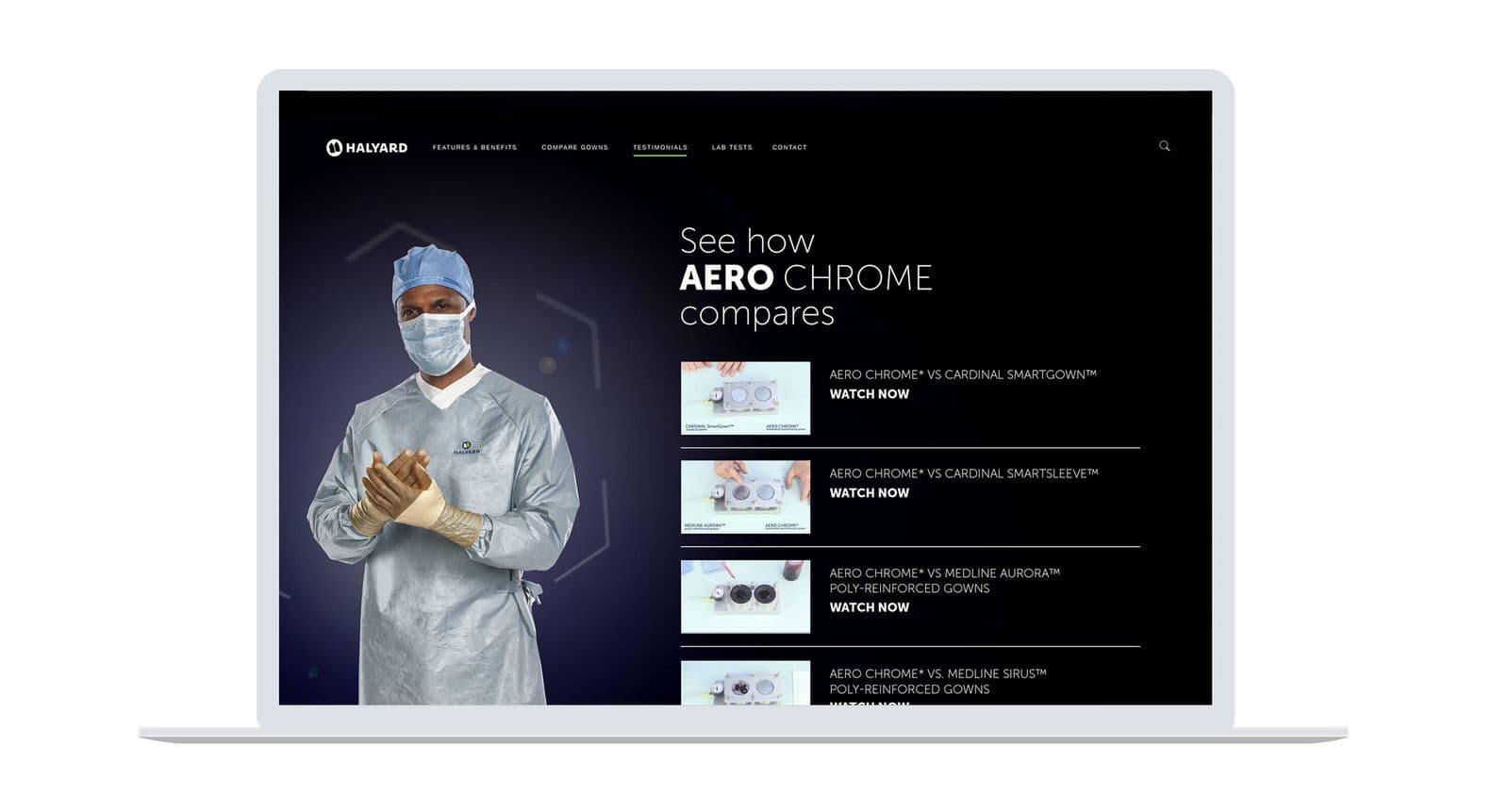 Chrome is The New Cool for Halyard Healthcare