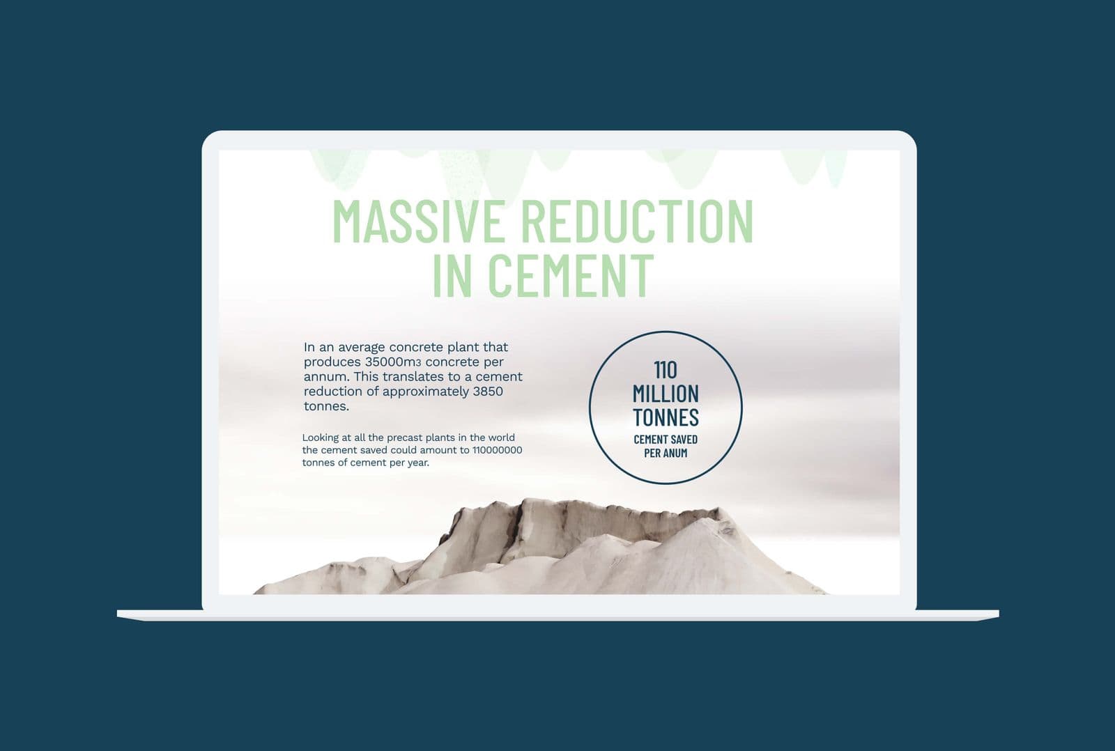 Green Concrete for Sonocrete
