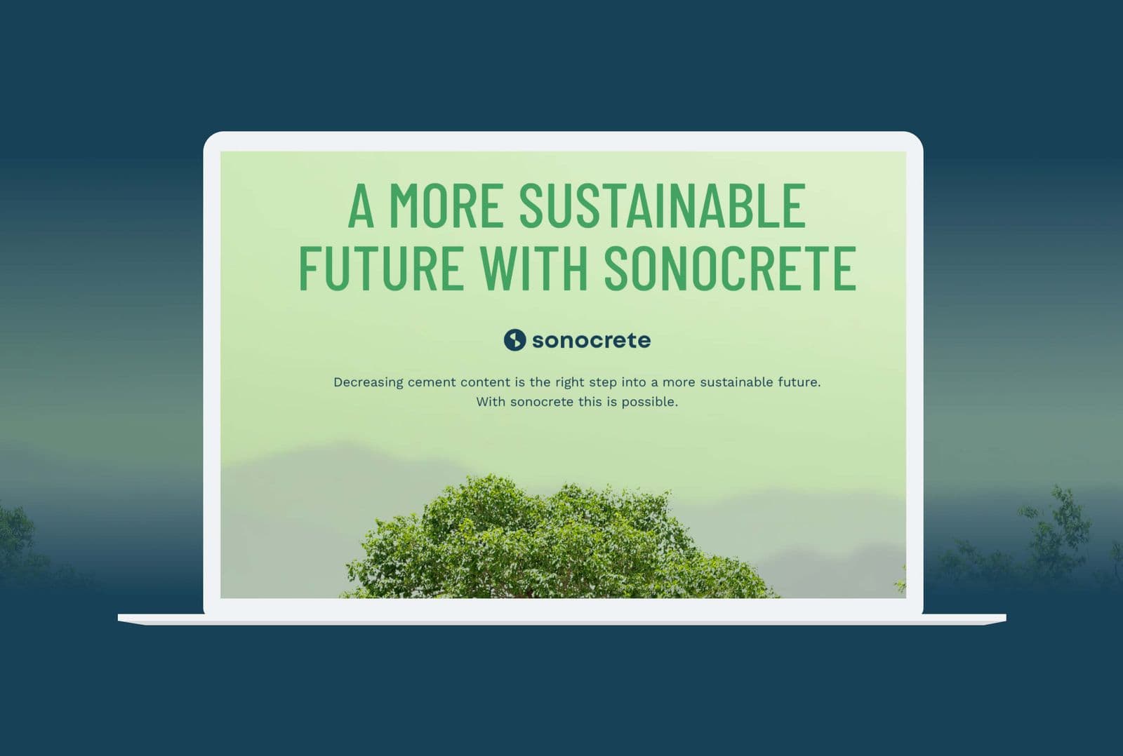 Green Concrete for Sonocrete