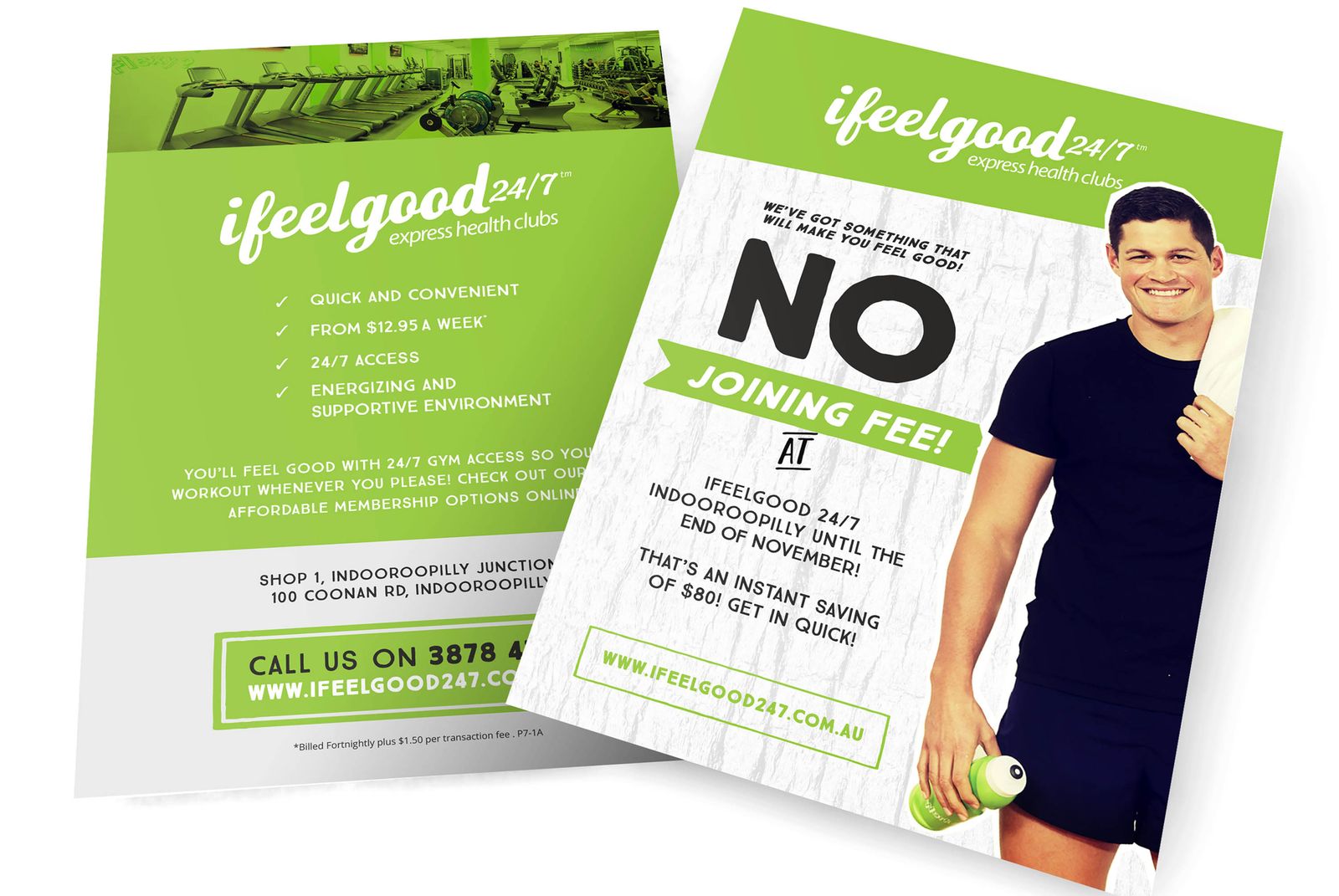 Health Club Brand for ifeelgood 24/7