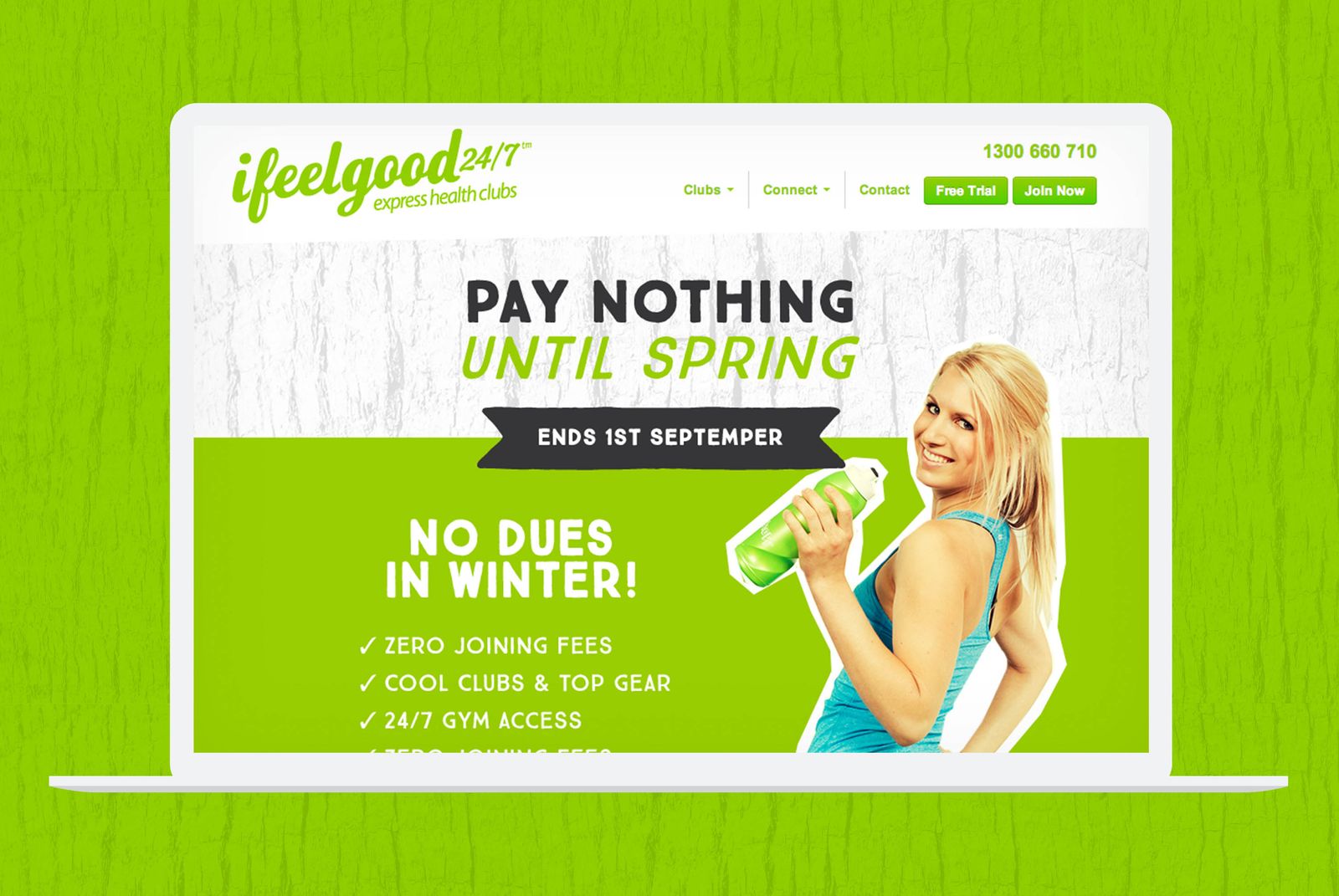 Health Club Brand for ifeelgood 24/7